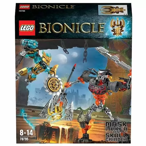 картинка Lego Bionicle 70795 Лего Биониклы Создатель Масок против Стального Черепа от магазина Чудо Городок