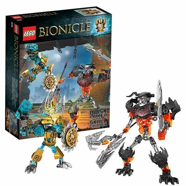 картинка Lego Bionicle 70795 Лего Биониклы Создатель Масок против Стального Черепа от магазина Чудо Городок
