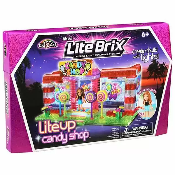 картинка Lite Brix Girls LB35702 Лайт Брикс Конфетный магазин от магазина Чудо Городок
