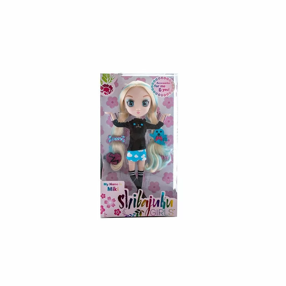 картинка Shibajuku Girls HUN6618 Кукла Мики, 33 см от магазина Чудо Городок