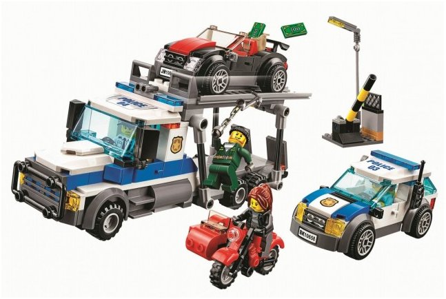 картинка Конструктор Ограбление грузовика BELA 10658 аналог LEGO 60143 от магазина Чудо Городок