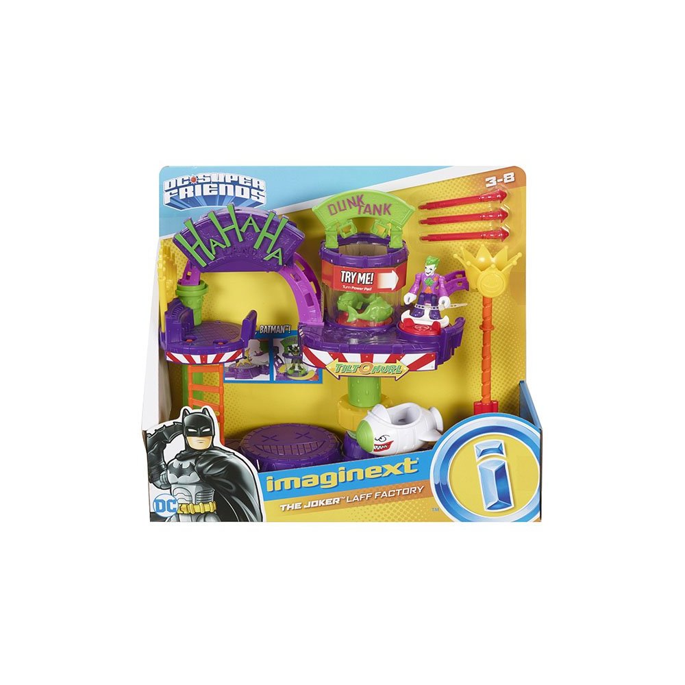 картинка Mattel Imaginext GBL26 ,Веселый, дом Джокера с трамплином от магазина Чудо Городок