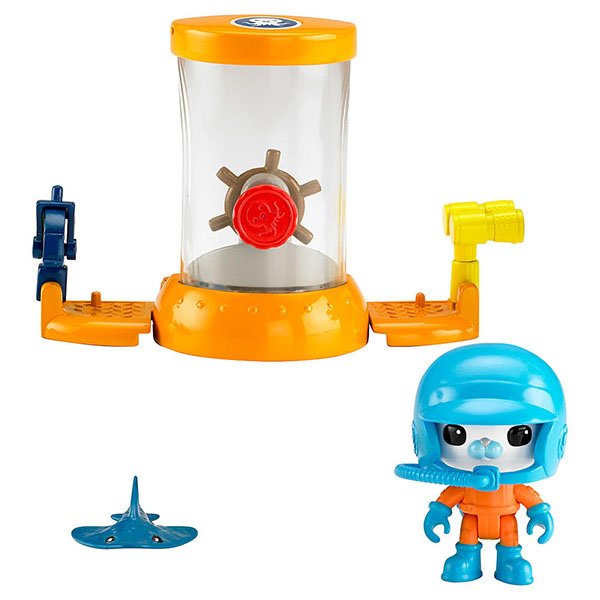 картинка Mattel Octonauts BDL89 Октонавты Капитан Барнакл и подводная палуба от магазина Чудо Городок