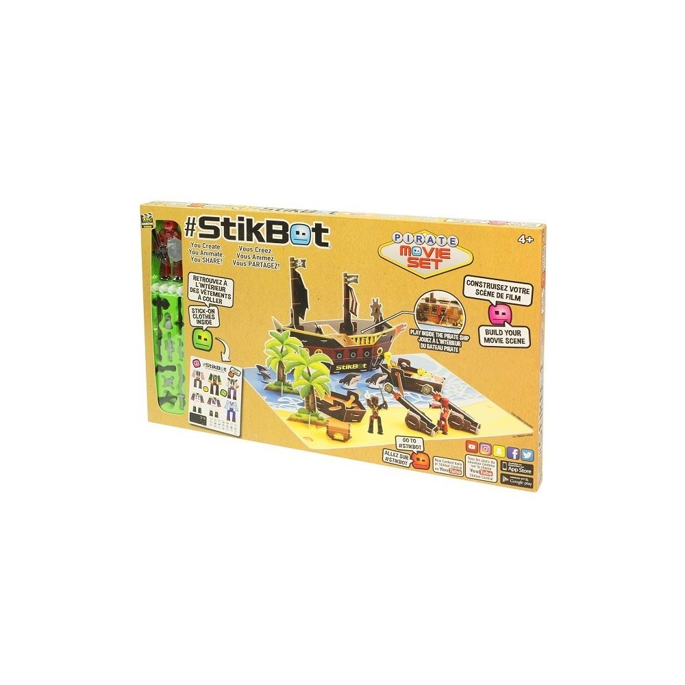 картинка Stikbot TST623P Стикбот набор ,Пиратский корабль, от магазина Чудо Городок