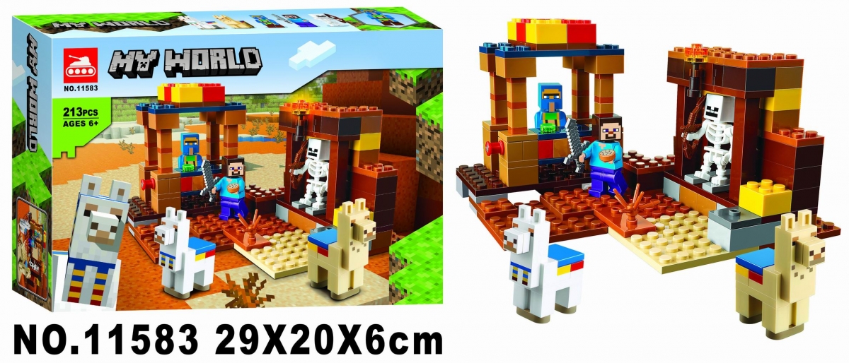 картинка Конструктор Майнкрафт Торговый пост T-11583 аналог LEGO 21167 от магазина Чудо Городок