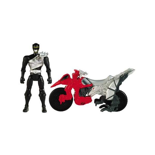 картинка Power Rangers Dino Charge 42070 Пауэр Рейнджерс Мотоцикл + Фигурка 12 см, в ассортименте от магазина Чудо Городок