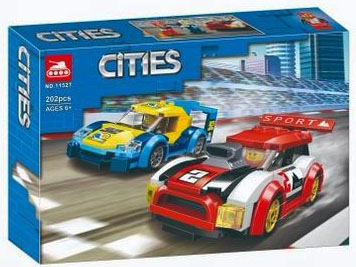 картинка Конструктор Гоночные автомобили T-11527 аналог LEGO 60256 от магазина Чудо Городок