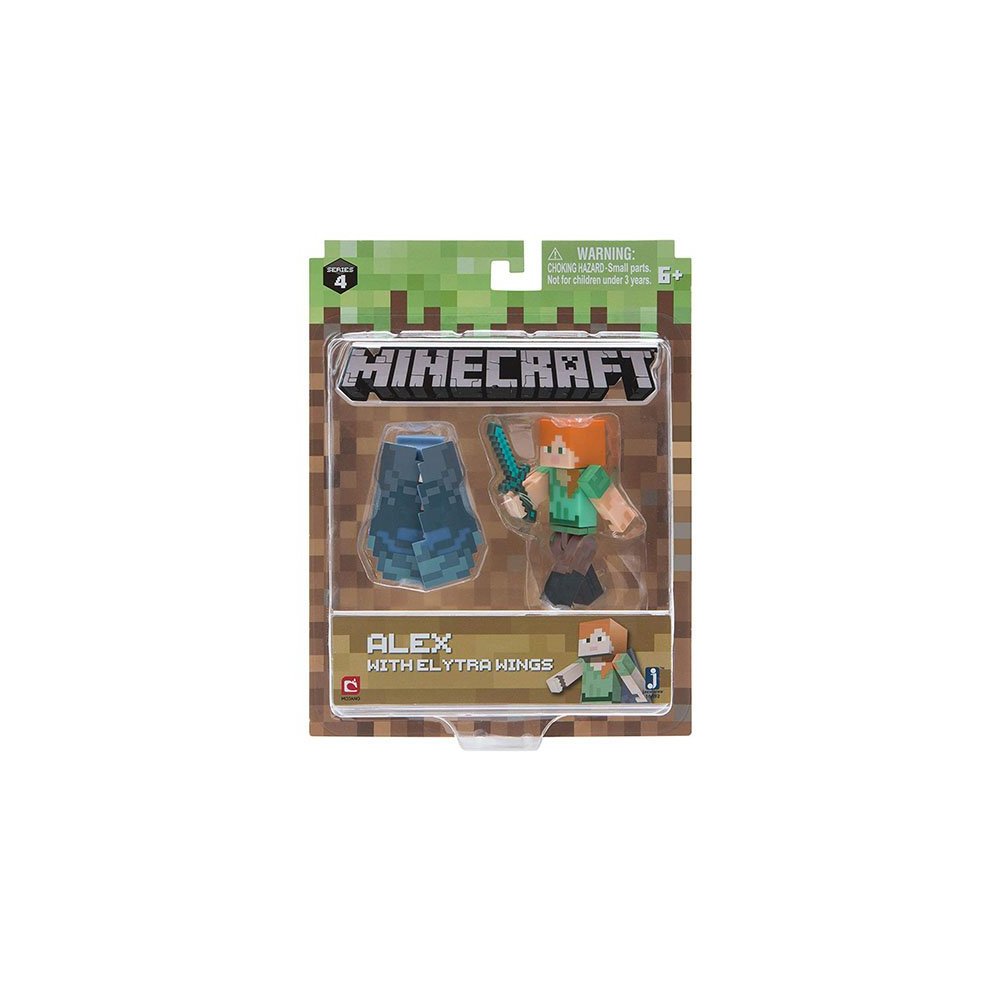 картинка Minecraft 16492 Майнкрафт фигурка Alex with Elytra Wings от магазина Чудо Городок