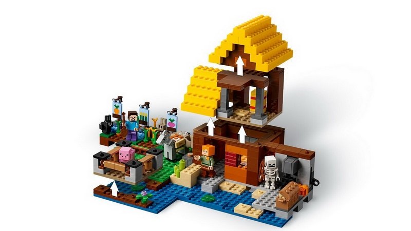 картинка Конструктор BELA 10813 Фермерский коттедж аналог LEGO 21144 майнкрафт minecraft  от магазина Чудо Городок