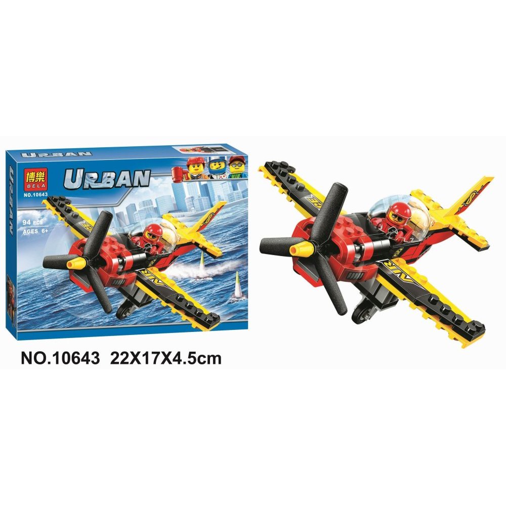картинка Конструктор Гоночный самолёт BELA 10643 аналог LEGO 60144 от магазина Чудо Городок
