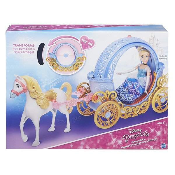 картинка Hasbro Disney Princess B6314 Трасформирующаяся карета Золушки (кукла не входит в набор) от магазина Чудо Городок