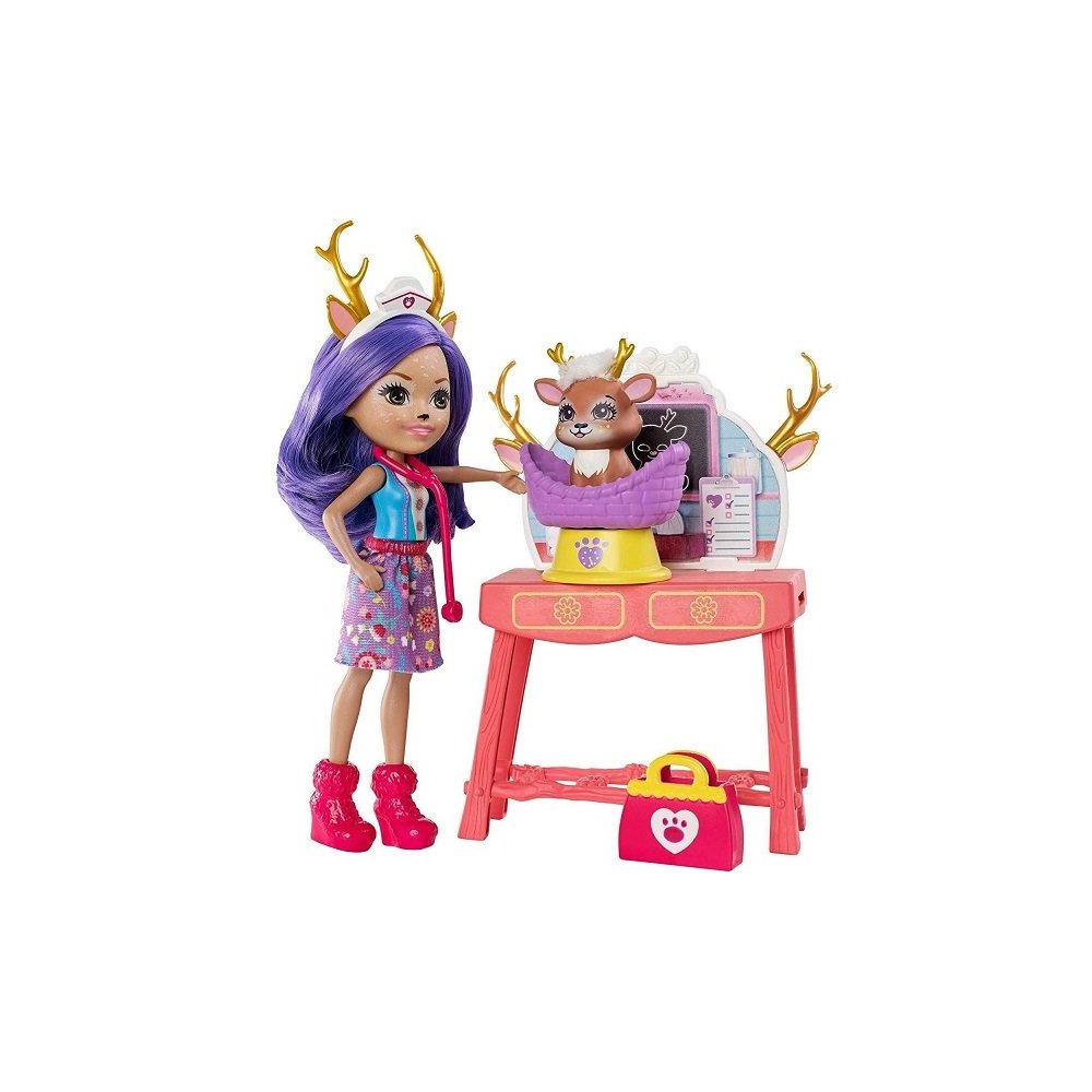 картинка Mattel Enchantimals GBX04 Кукла со зверушкой и тематическим набором от магазина Чудо Городок