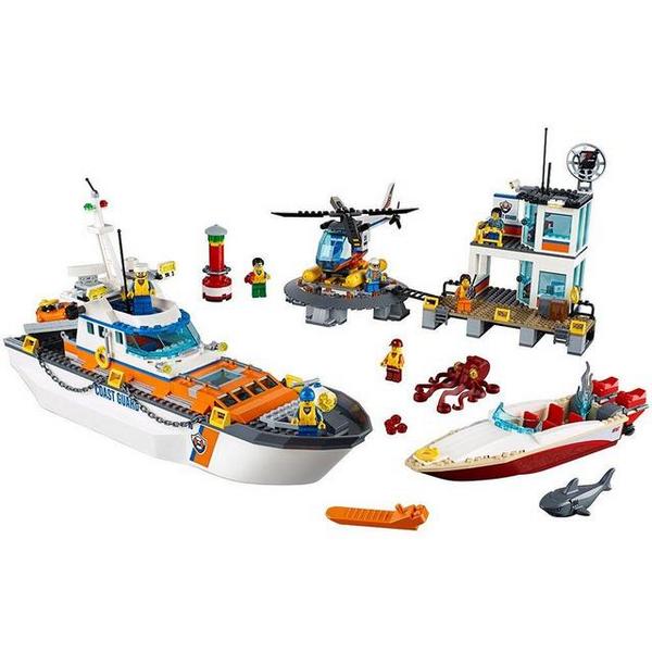 картинка BELA 10755 Конструктор LEGO city 60167 Штаб береговой охраны lego coast guard headquarters  