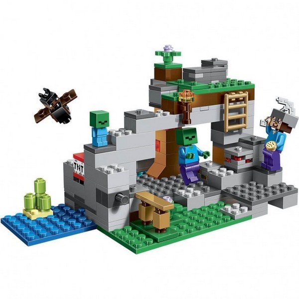 картинка Конструктор Майнкрафт Пещера зомби BELA 10810 аналог LEGO 21141 от магазина Чудо Городок