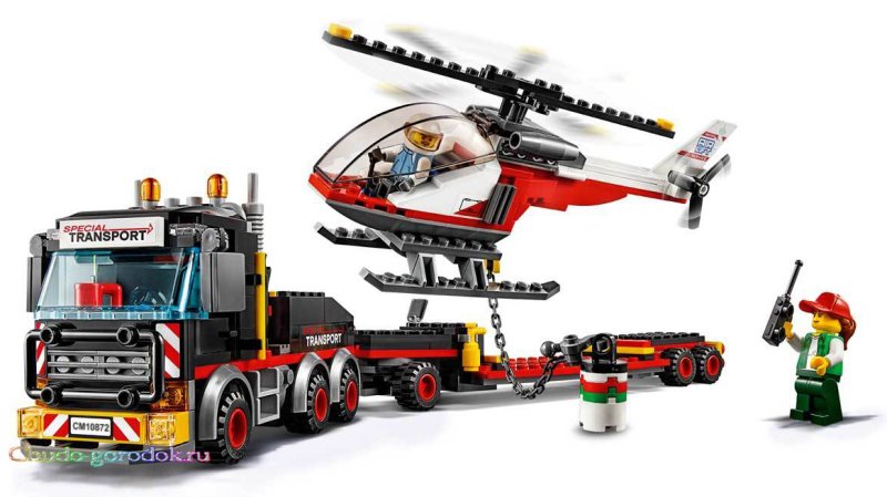 картинка Конструктор Перевозчик вертолёта BELA 10872 аналог LEGO 60183 от магазина Чудо Городок