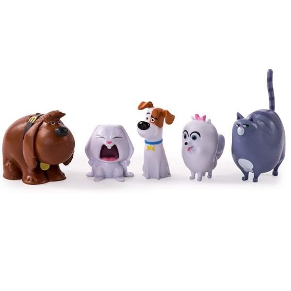 картинка Secret Life of Pets 72817 Тайная жизнь домашних животных Набор из 5 мини-фигурок от магазина Чудо Городок