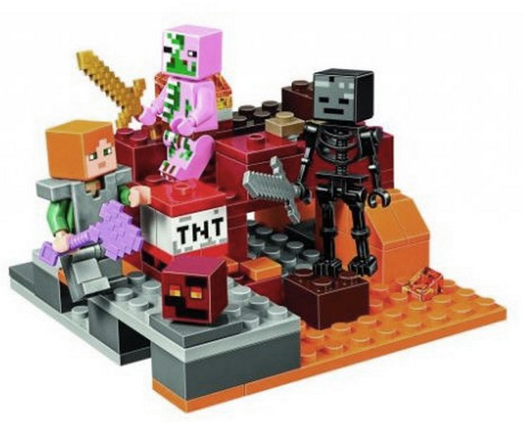 картинка Конструктор Майнкрафт Бой в Подземелье BELA 10808 аналог LEGO 21139 от магазина Чудо Городок