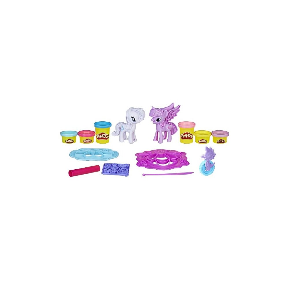 картинка Hasbro Play-Doh B9717 Набор Пластилина ,Твайлайт и Рарити, от магазина Чудо Городок