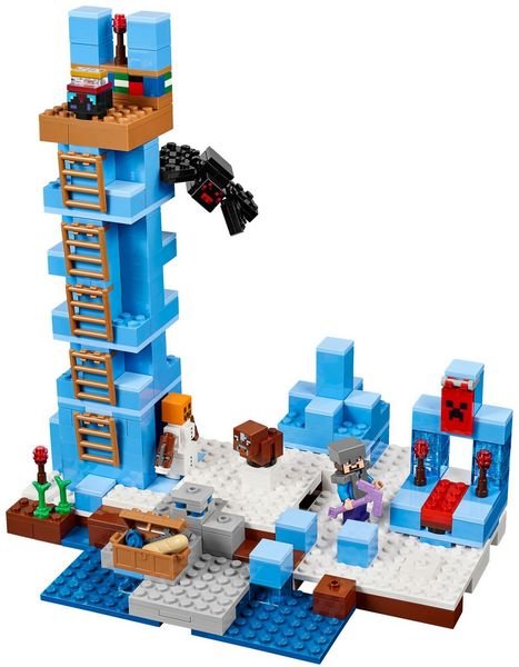 картинка Конструктор Майнкрафт Ледяные шипы BELA 10621 аналог LEGO 21131 Лего от магазина Чудо Городок