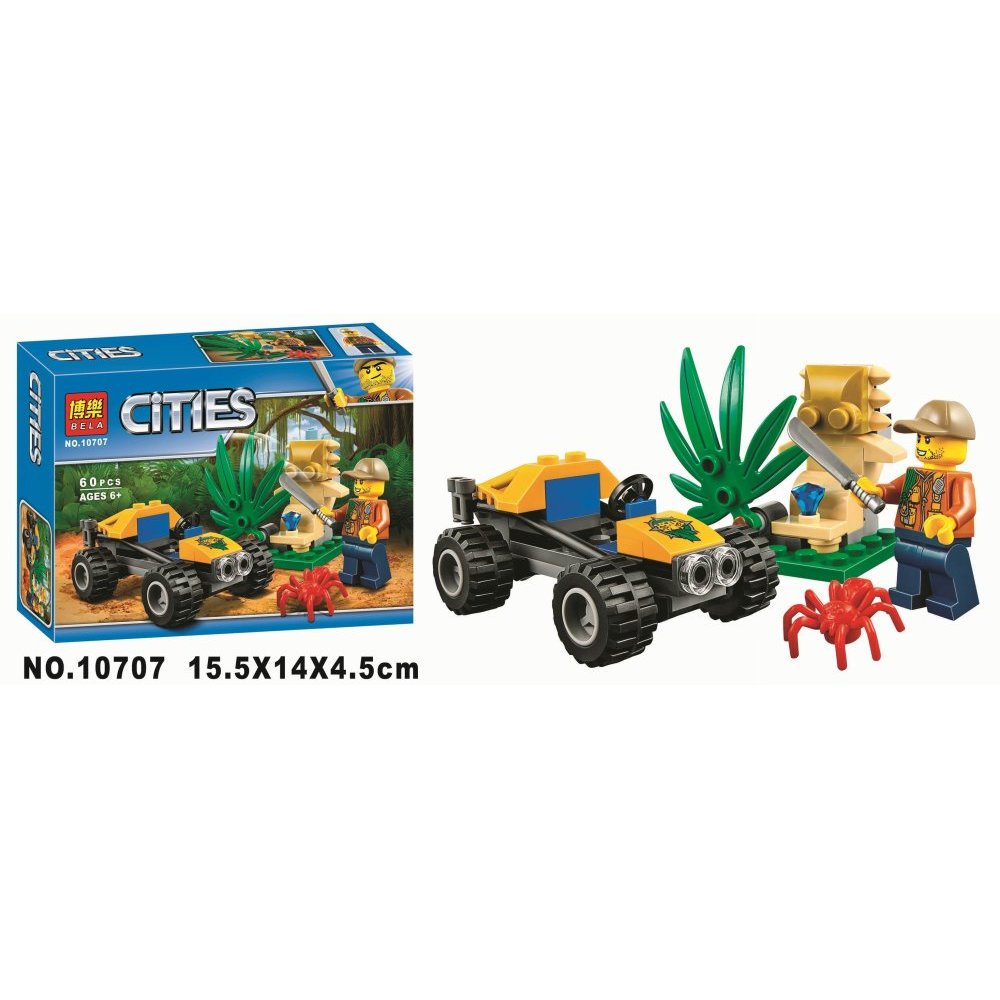 картинка Конструктор Багги для поездок по джунглям BELA 10707 аналог LEGO 60156 от магазина Чудо Городок