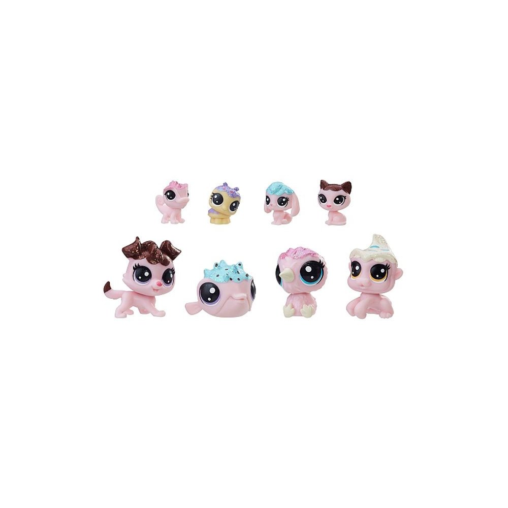 картинка Hasbro Littlest Pet Shop E0397 Литлс Пет Шоп Набор игрушек 8 Зефирных Петов от магазина Чудо Городок