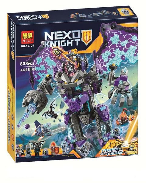 картинка Конструктор Каменный великан-разрушитель Nexo Knights BELA 10705 аналог Лего 70356 от магазина Чудо Городок