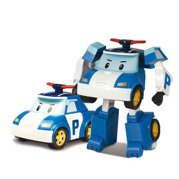 картинка Игрушка Poli Robocar Поли Робокар Машинка-трансформер ''Поли'', 10 см Арт.8184(32-E) от магазина Чудо Городок