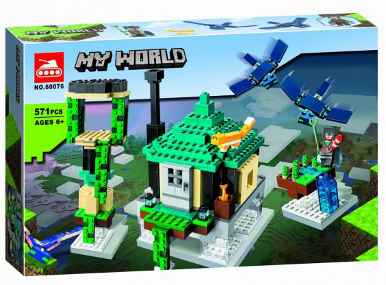 картинка Конструктор Майнкрафт Небесная башня T-60076 аналог LEGO 21173 от магазина Чудо Городок