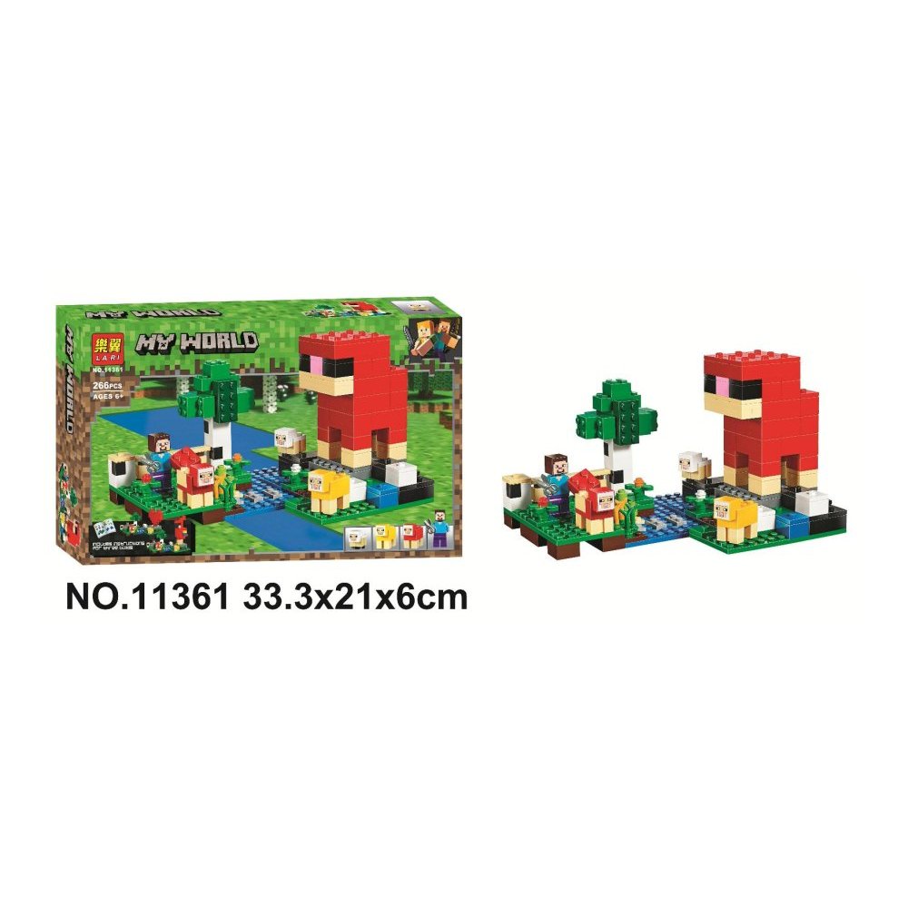 картинка Конструктор Шерстяная ферма LARI 11361 аналог LEGO 21153 от магазина Чудо Городок