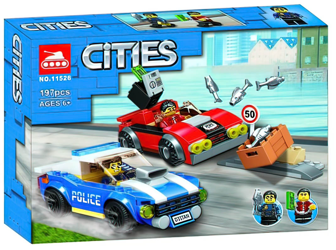 картинка Конструктор Арест на шоссе T-11526 аналог LEGO 60242 от магазина Чудо Городок