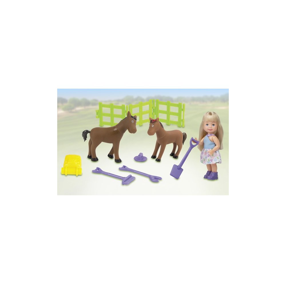 картинка Paula MC23602c Игровой набор ,В деревне, с лошадьми от магазина Чудо Городок