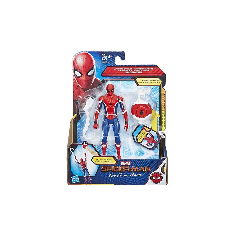 картинка Hasbro Spider-Man E3547/E4116 Фигурка Человек-Паук 15 см делюкс Гусеничный трактор от магазина Чудо Городок