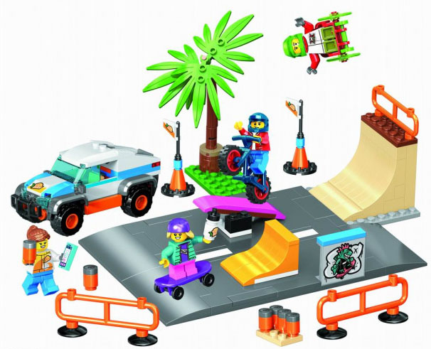 картинка Конструктор Скейт-парк T-60053 аналог LEGO 60290 от магазина Чудо Городок