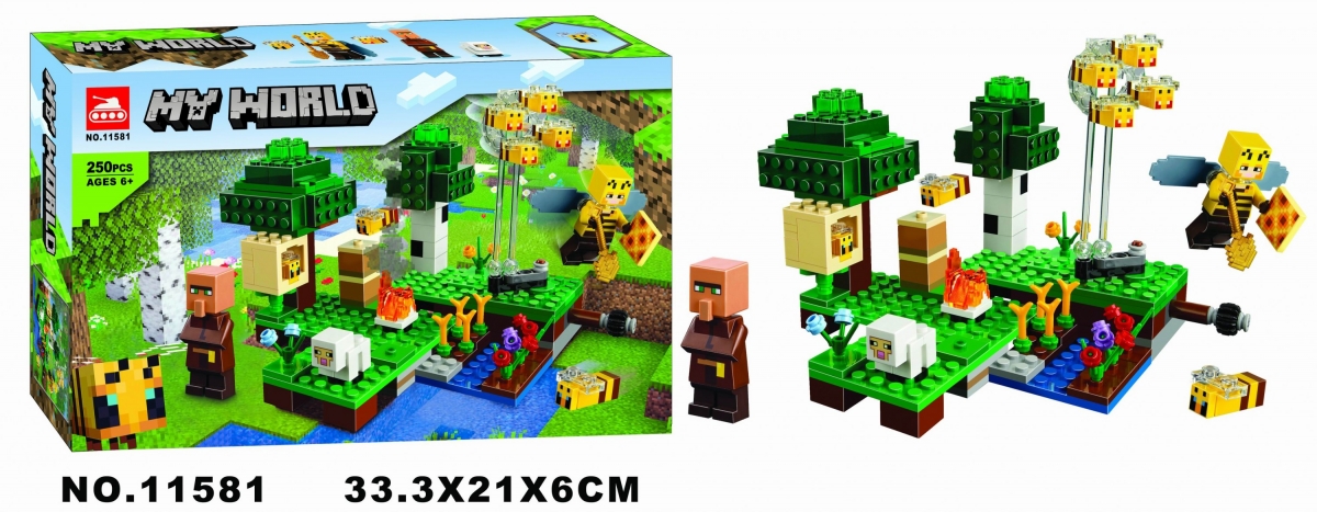 картинка Конструктор Майнкрафт Пасека T-11581 аналог LEGO 21165 от магазина Чудо Городок