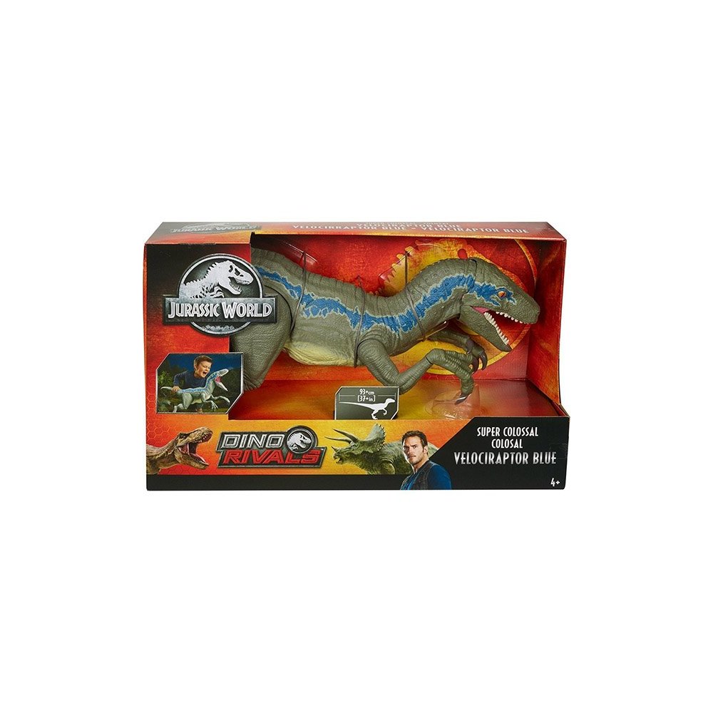 картинка Mattel Jurassic World GCT93 Колоссальный велоцираптор Блю от магазина Чудо Городок