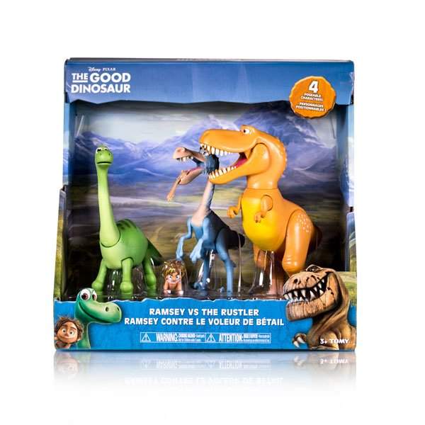 картинка Good Dinosaur 62910 Хороший Динозавр Набор из 4-ех фигурок от магазина Чудо Городок
