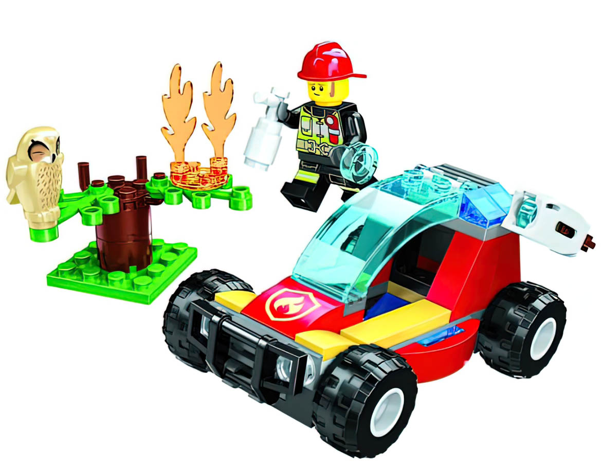 картинка Конструктор Лесные пожарные T-11521 аналог LEGO 60247 от магазина Чудо Городок