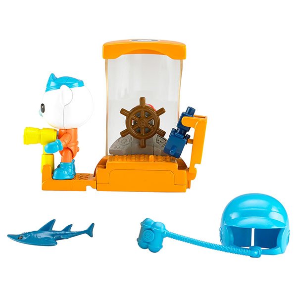 картинка Mattel Octonauts BDL89 Октонавты Капитан Барнакл и подводная палуба от магазина Чудо Городок