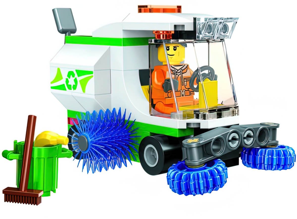 картинка Конструктор Машина для очистки улиц T-11522 аналог LEGO 60249 от магазина Чудо Городок