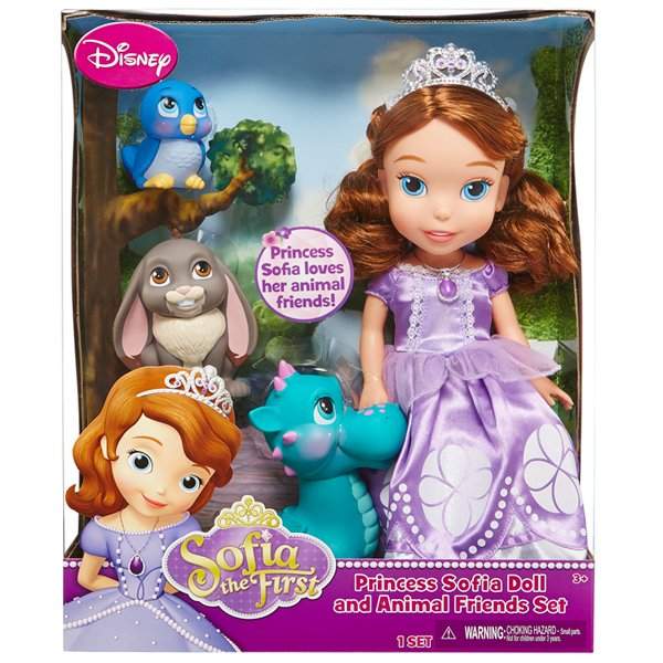 картинка Disney Princess 931010 Игровой набор Принцессы Дисней София 37 см с 3 питомцами от магазина Чудо Городок