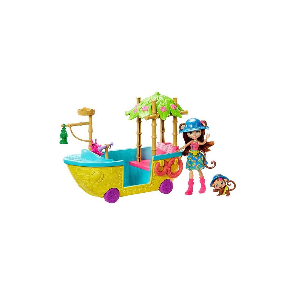 картинка Mattel Enchantimals GFN58 Джунгли-лодка от магазина Чудо Городок