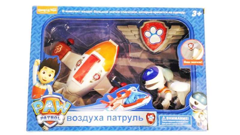 картинка Набор игровой Paw Patrol Щенячий патруль Самолет и Робопес Арт.APT2012-S от магазина Чудо Городок