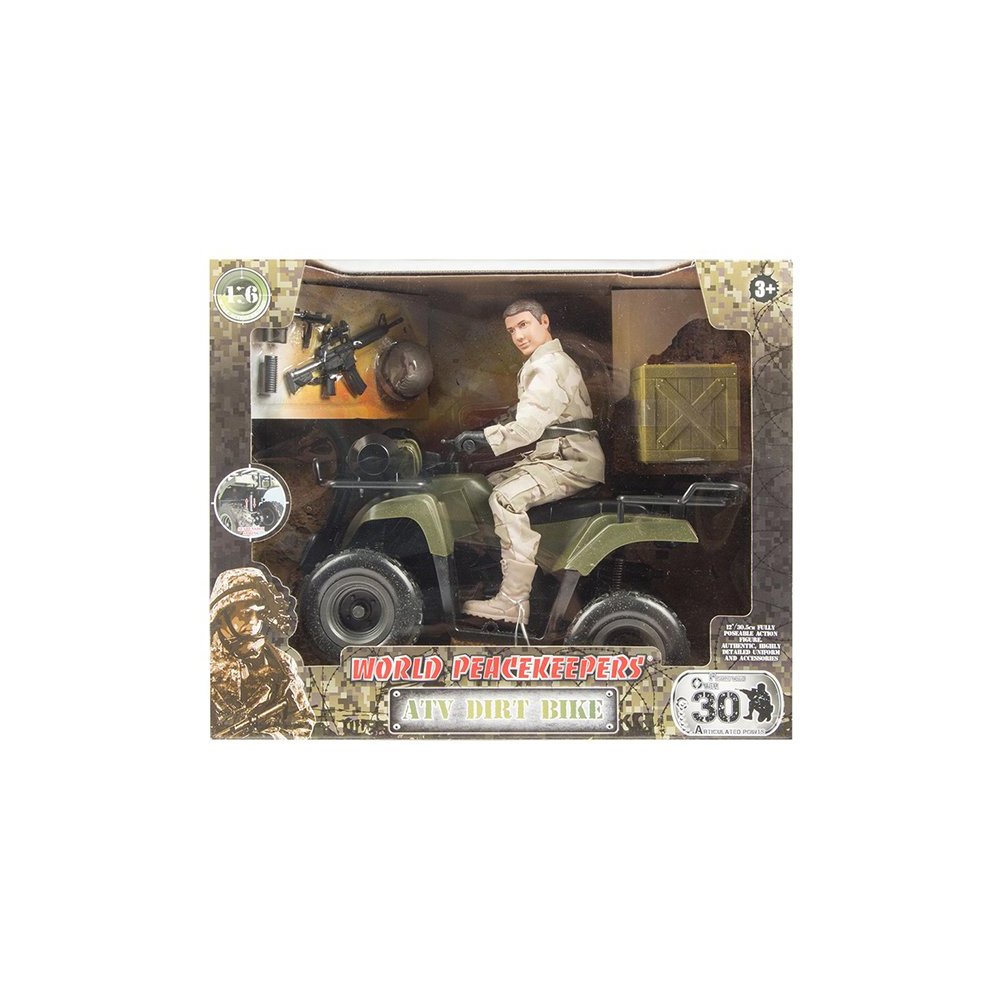 картинка World Peacekeepers MC90025 Игровой набор ,Вездеход, 1:6 (в ассортименте) от магазина Чудо Городок