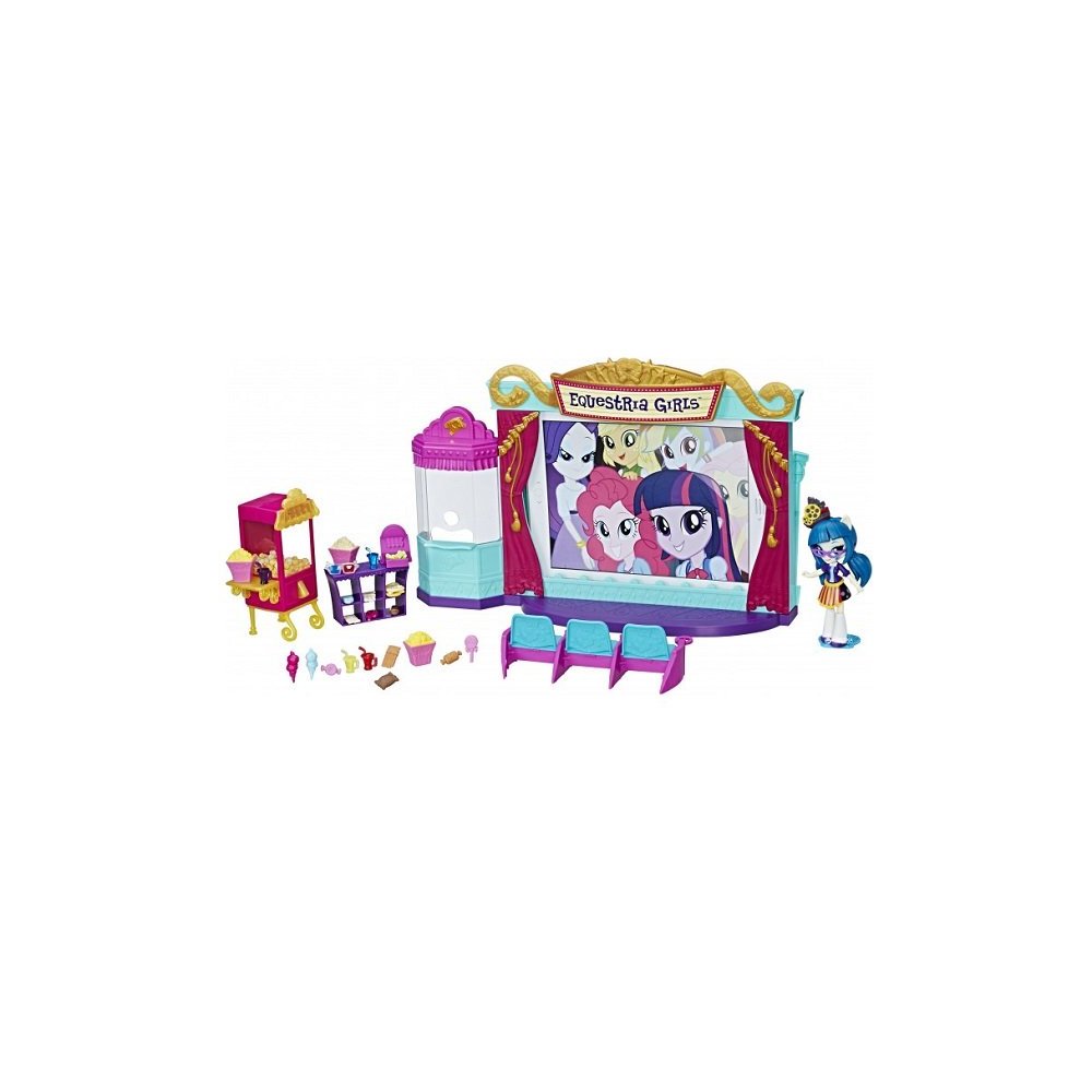 картинка Hasbro My Little Pony C0409 Equestria Girls Игровой набор мини-кукол ,Кинотеатр, от магазина Чудо Городок