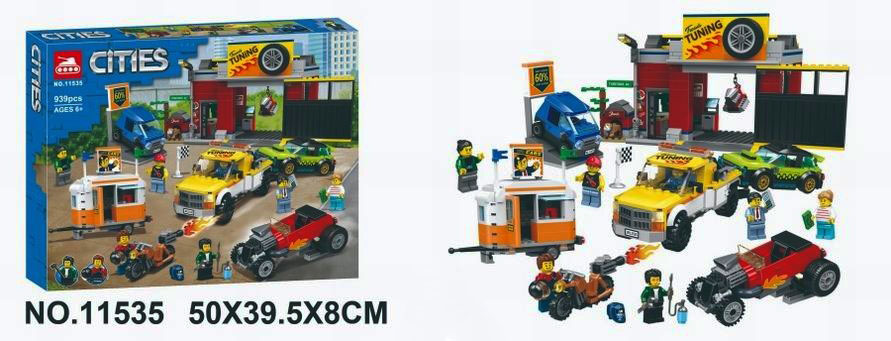 картинка Конструктор Тюнинг-мастерская T-11535 аналог LEGO 60258 от магазина Чудо Городок