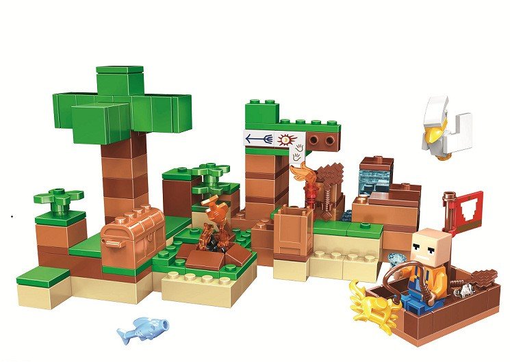 картинка Конструктор Майнкрафт На рыбалке BELA 11132 аналог LEGO от магазина Чудо Городок