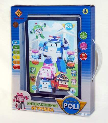 картинка Игрушка Poli Robocar Поли Робокар Планшет Интерактивный Арт.JD-3883P2(35-E) от магазина Чудо Городок