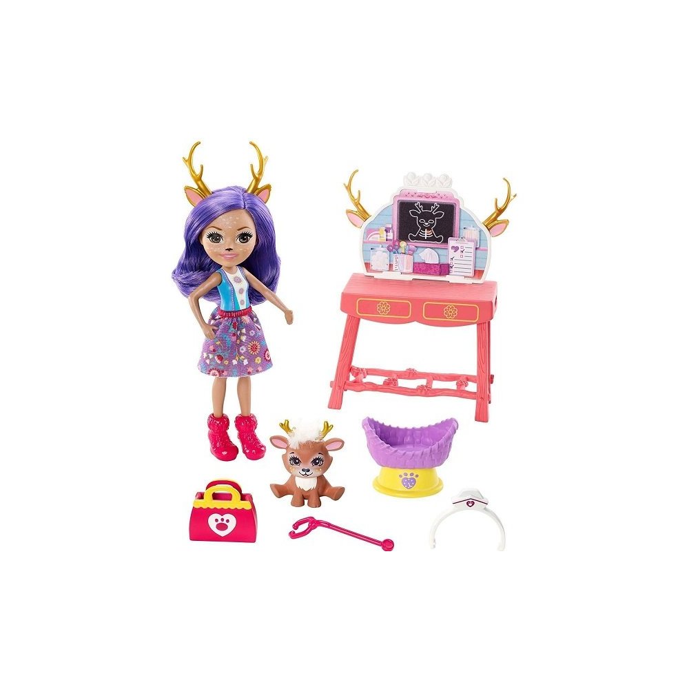 картинка Mattel Enchantimals GBX04 Кукла со зверушкой и тематическим набором от магазина Чудо Городок