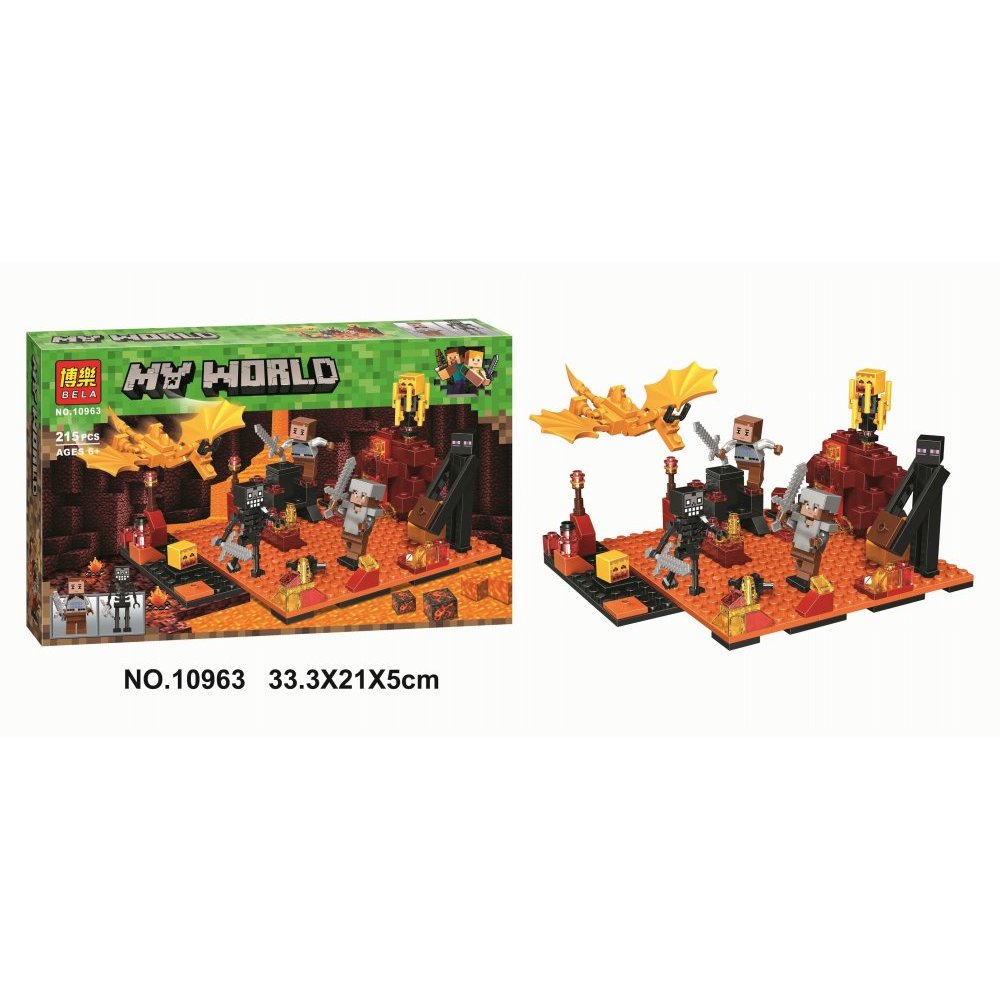 картинка Конструктор Нападение в нижнем мире BELA 10963 аналог LEGO от магазина Чудо Городок